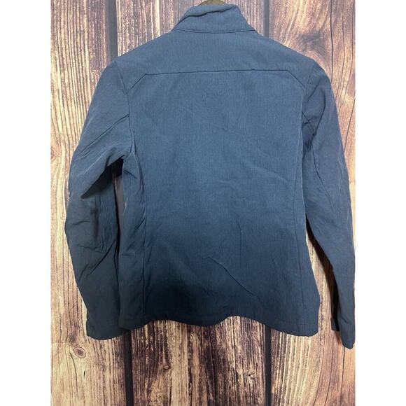 Chick-Fil-A Oobe Small Soft Shell Full Zip Jacket Navy Blue Employee Uniform - Picture 7 of 7